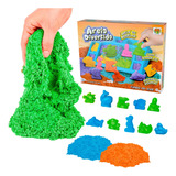 Areia Massinha Cinética De Modelar Brinquedo Sensorial 500g