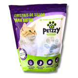 Areia Sanitaria Ecologica Silica Premium Gato Petzzy 1 6kg X 1 6kg De Peso Neto Y 1 6kg De Peso Por Unidade