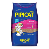 Areia Sanitária Floral Perfumada Pipicat 12kg