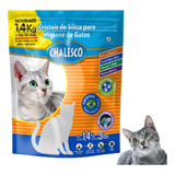 Areia Sanitária Gato Cristais De Sílica 1 4kg Chalesco