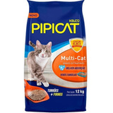 Areia Sanitária Multicat Pipicat 12 Kg com Nf 