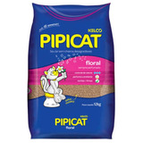 Areia Sanitária Pipicat Perfumado Floral 12 Kg