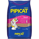 Areia Sanitária Pipicat Perfumado Floral 12 Kg