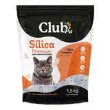 Areia Sílica Para Gato Premium Fina Club Pet 1 5kg