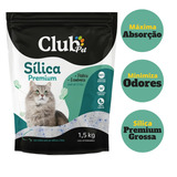 Areia Sílica Para Gato Premium Grossa Club Pet 1 5kg
