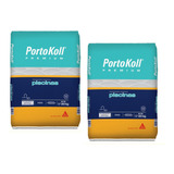 Argamassa Para Piscina Ac3 Portokoll Premium 20kg Kit 2un