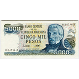 Argentina Linda Cédula De 5000 Pesos
