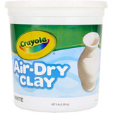 Argila De Modelagem Branca Natural Crayola Air Dry Clay 5 Li