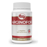 Arginofor 780mg Vitafor 120 Capsulas L Arginina Sabor Sem Sabor