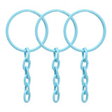 Argola Batida Dourada Com Corrente 23mm 100 Un Galvanizadas