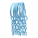 Argola Batida Rosê Gold C Corrente 23mm 100 Un Galvanizada