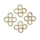 Argola De Madeira Cor Marfim 25 Mm 2 5 Cm PCT C 200 UNIDADES