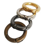 Argola Mosquetão Articulada Chata 20mm Zamac Kit C 10 Peças