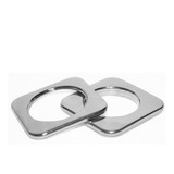 Argola P Cortina Redondo Ou Quadrado De 28mm Cromado Pacote