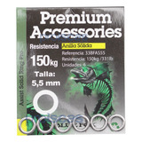 Argola Solid Ring Pro Blue Fox Aço Inox Para Suporte Hook
