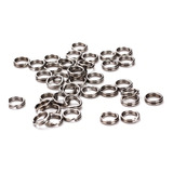 Argola Split Ring 6mm Inoxidável 30 Unid 