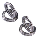 Argola Split Ring 6mm Inoxidável P Iscas Artificiais