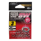 Argola Split Ring Odz Hyper Press Ring N 3 60lbs
