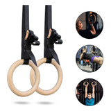 Argolas Suspensão Olímpica Madeira Cross Training Ginástica