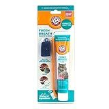 Arm Hammer Kit Dentário Fresh Breath Para Gatinhos Escova De Dentes E Pasta De Dentes Com Bicarbonato De Sódio Kit De Cuidados Bucais Para Gatos Com Sabor De Atum E Aroma De Menta Fresca Para Limpeza De Dentes De Gato