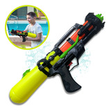 Arma De Água 41cm Em Plástico Verão Praia Infantil Revolver