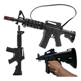 Arma De Brinquedo Fuzil Metralhadora M16