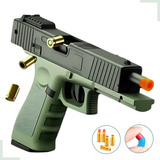 Arma De Brinquedo Pistola Com Dardos E Capsulas Arminha