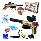 Arma De Gel Elétrica Automática Metralhadora 5 Mil Bolinha
