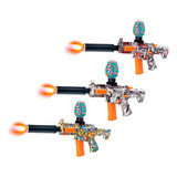 Arma De Gel Elite Luz Led No Disparo 2 Silenciadores