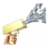 Arma Dinheiro Money Gun Pistola De Dinheiro P Festa Dourado