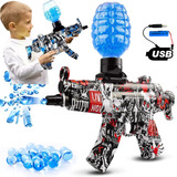 Arma Metralhadora Bolinhas De Gel Brinquedo Automático