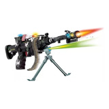 Arma Sniper Fuzil Brinquedo Infantil Com Vibração Som Luz