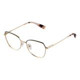 Armação Carmim Crm41153 C2 54 Cor Dourado E Cinza Cimento