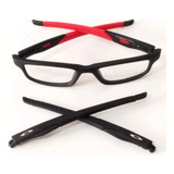 Armação De Oculos De Grau Acetato Crosslink Haste Extra