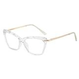 Armação De Óculos Feminino Diamante Cristal Transparente