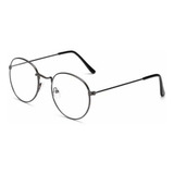 Armação Grau Round Redondo Dourado Feminino Masculino Luxo