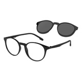 Armação Óculos De Grau Clip On Polarizado Mormaii Swap 2 M6071 Abc 51 Cor Preto Fosco