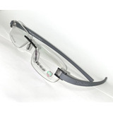 Armação Oculos De Grau Tag Heuer Th5069 Cinza Case Linda 