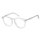 Armação Óculos Grau Masculino Redondo Retrô Izaker 2104 Cor Transparente
