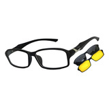 Armação Oculos Grau Solar Premium M thomaz Original Clip On