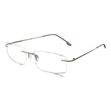 Armação Óculos Para Grau Metal Titanium