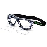 Armação Óculos Proteção Esportivo Para Lentes De Grau Univet 5x9e Ciclismo Corrida Futebol Paraquedismo Aventuras
