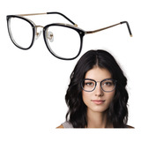 Armação Para Óculos De Grau Feminino Redondo Geek Lindo