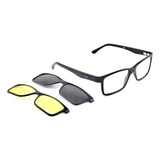 Armação Smart Oculos Clipon Solar Lente