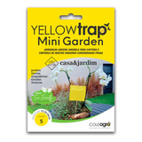 Armadilha Adesiva Amarela Captura Insetos Mini Garden C 10