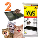 Armadilha Adesiva Super Ratoeira Pega Rato Colly 1 Par