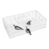 Armadilha Captura Para Pombos Gaiola Com 4 Portas Pega Pombo