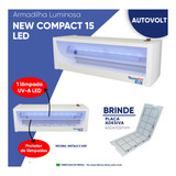 Armadilha Led New Compact 15 Mata Mosca Mosquito Bivolt