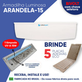 Armadilha Luminosa Pega Mata Mosca Mosquito Insetos 5 Refis Tecnofly