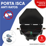 Armadilha Porta Bloco Atrativo Raticida Para Veneno Rato